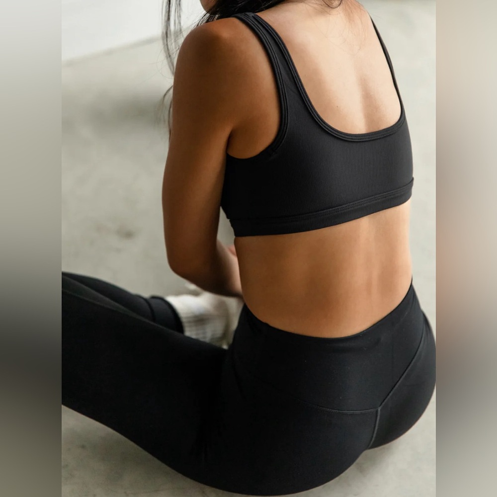 Balance athletica high rise black legging size small